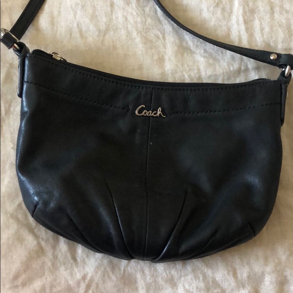 Small black coach crossbody